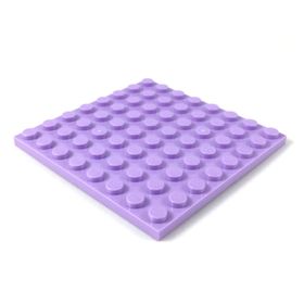 Lego 6395856 Plate Modified 6x6 Flexible Rubber With Stitching Holes