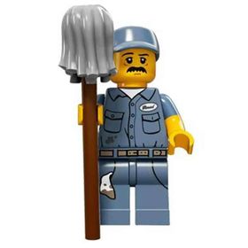 Lego 71011 Janitor Minifigures Series 15 Mini Figür