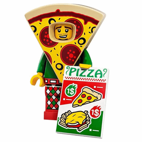 Lego 71025 Series 19 Minifigür 10. Pizza Costume Guy