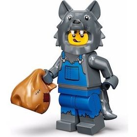 Lego 71034 Minifigür Seri 23 - 8 Wolf Costume