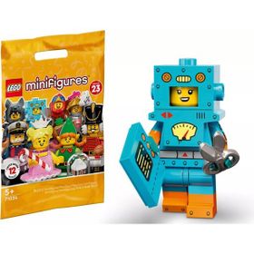Lego 71034 Seri 23 Minifigür - 6. Cardboard Robot