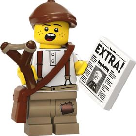 Lego 71037 Minifigür Seri 24 - 12 Newspaper Kid