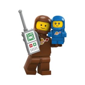 Lego 71037 Seri 24: 03 Brown Astronaut And Spacebaby Figür
