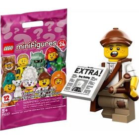 Lego 71037 Seri 24 Minifigür 12. Newspaper Kid