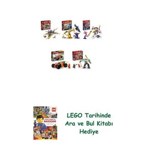 Lego 71833 + 71804 + 71807 + 71780 + 71827 Ninjago Seti 305