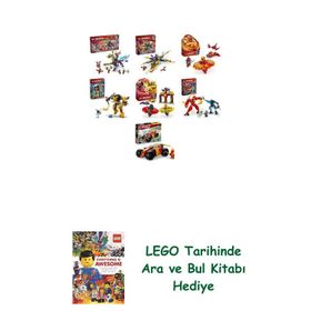 Lego 71836 + 71833 + 71823 + 71839 + 71826 + 71808 + 71780 Ninjago Seti 558