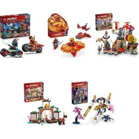 Lego 71838 + 71823 + 71818 + 71831 + 71807 Ninjago Seti 361