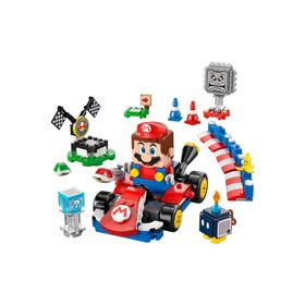 Lego 72043 278 Parça Super Mario: Mario Kart İnteraktif Lego Mario ve Standart Kart Seti