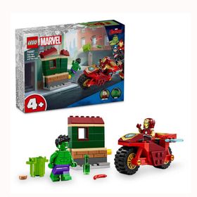 Lego 76287 Marvel Motosikletli Iron Man ve Hulk