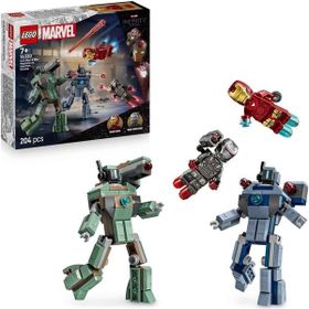 Lego 76320 Marvel Iron Man ve War Machine Hammer İnsansız Hava Araçlarına Karşı 7+ Yaş 204 Parça