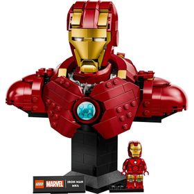 Lego 76327 Marvel Iron Man MK4 Kırmızı Büst