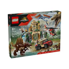 Lego 76976 984 Parça Jurassic World Spinosaurus ve Quetzalcoatlus Hava Görevi