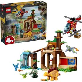 Lego 77981 Jurassic World Velociraptor, Stegosaurus ve Pteranodon Kurtarma