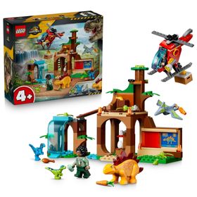Lego 77981 Jurassic World Velociraptor, Stegosaurus ve Pteranodon Kurtarma