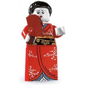 Lego 8804 Seri 4 Minifigür - Japon Kimono Girl