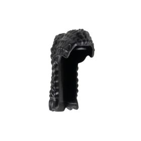 Lego Aksesuar Minifigür Minifigure Kahküllü Örgülü Siyah Kadın Saç