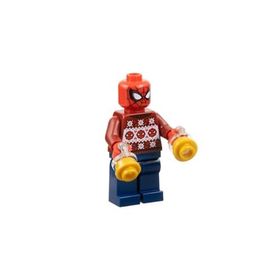 Lego Avengers Day 3 Spider-Man In Holiday Sweater With Web Shooters Mikro Yapılar