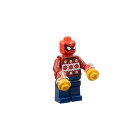 Lego Avengers Day 3 Spider-Man In Holiday Sweater With Web Shooters Mikro Yapılar