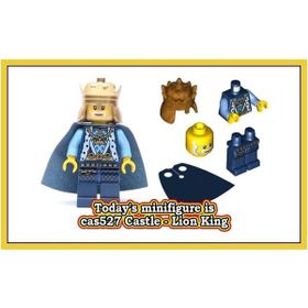 Lego CAS527 Castle: Aslan Kral- Lion King Orjinal Minifigür