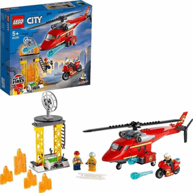Lego City 4429 Helicopter Rescue Fire Rescue