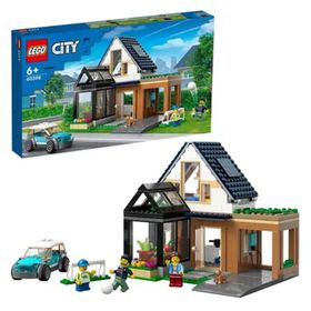 Lego City 60398 462 Parça Aile Evi ve Elektrikli Araba Yapım Seti
