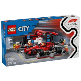 Lego City 60443 Ferrari Arabalı F1 Pit Stop ve Pit Ekibi