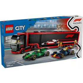 Lego City 60445 RB20 ve AMR24 F1 Arabalı F1 Kamyonu