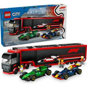 Lego City 60445 RB20 ve AMR24 F1 Arabalı F1 Kamyonu