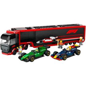 Lego City 60445 RB20 ve AMR24 F1 Arabalı F1 Kamyonu