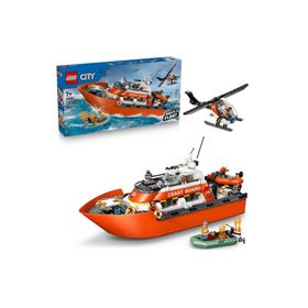 Lego City 60504 Sahil Güvenlik Kurtarma Botu ve Helikopteri 742 Parça Yapım Seti