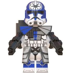 Lego Clone Trooper in Orange Custom Star Wars Figür Lego