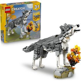 Lego Creator 31393 Ormanı Hayvanları Gri Kurt