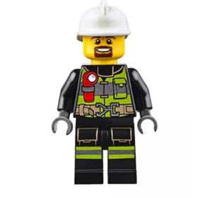 Lego CTY0635 Fire Reflective Stripes Minifigür