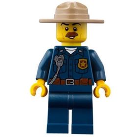 Lego CTY0870 Mountain Police Chief Male Minifigür