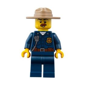 Lego CTY0870 Mountain Police Chief Male Minifigür