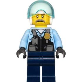 Lego CTY1131 Police Pilot Sam Grizzled Mini Figür