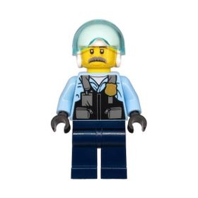 Lego CTY1131 Police Pilot Sam Grizzled Mini Figür