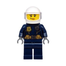 Lego CTY1132 Police Atv Driver Female Mini Figür