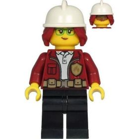 Lego CTY1211 Fire Chief Female Freya Mccloud Mini Figür
