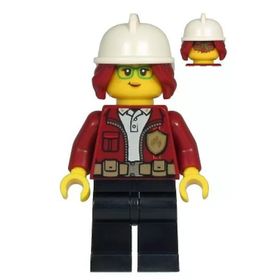 Lego CTY1211 Fire Chief Female Freya Mccloud Mini Figür