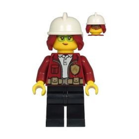 Lego CTY1211 Fire Chief Female Freya Mccloud Mini Figür