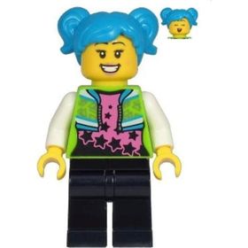 Lego CTY1219 Poppy Starr Lime Jacket Black Legs Mini Figür