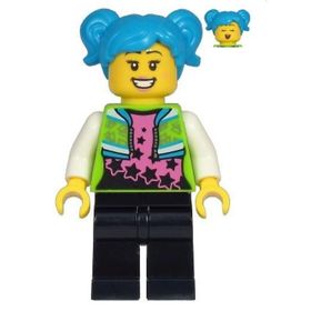 Lego CTY1219 Poppy Starr Lime Jacket Black Legs Mini Figür