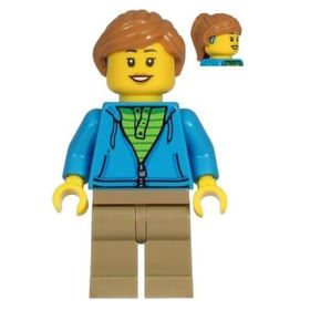 Lego CTY1221 Woman Dark Azure Hoodie