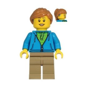 Lego CTY1221 Woman Dark Azure Hoodie