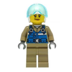 Lego CTY1307 Wildlife Rescue Pilot Female Mini Figür