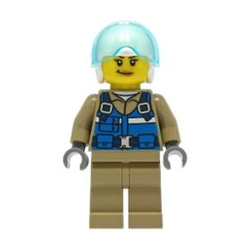 Lego CTY1307 Wildlife Rescue Pilot Female Mini Figür
