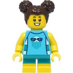 Lego CTY1386 Child Girl Mini Figür