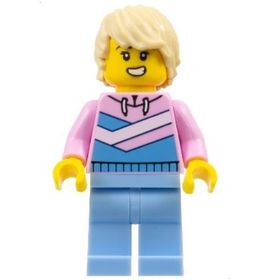 Lego CTY1642 Tuk Tuk Driver Female Mini Figür