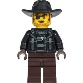Lego CTY1651 Minifigures Sanitary Engineer Male Dark Turquoise Top Dark Orange Overalls and Legs Reddish Brown Flat Cap Mini Figür
